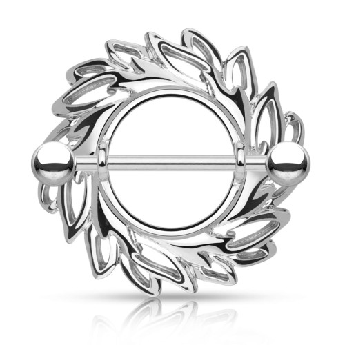 srebny piercing intymny kolczyk do sutka piersi piercing sklep