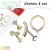 Zestaw 4szt Kolczyki do ucha chrząstka helix przekłucie daith tragus sklep z biżuterią