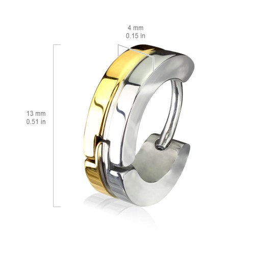 jak zmierzyć Kolczyk do ucha złoty sklep z biżuterią