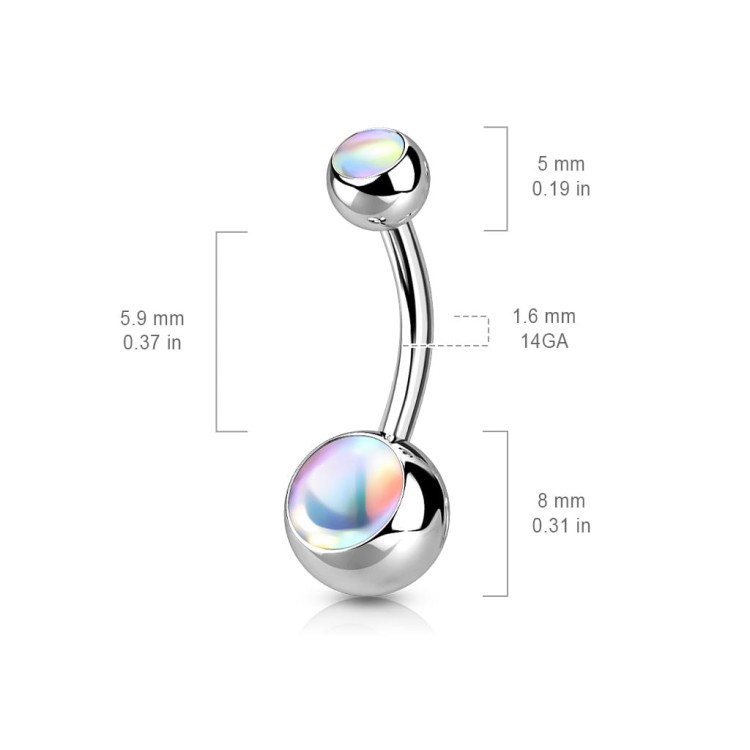 jak zmierzyć się mierzy kolczyk w pępku brzuchu  piercing sklep