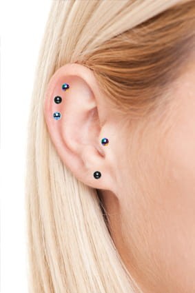 Ear piercing helix tragus kolczyk do chrząstki