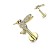 złoty kolczyk ptaszek, kolczyk koliber, piercing  stal chirurgiczna 316L