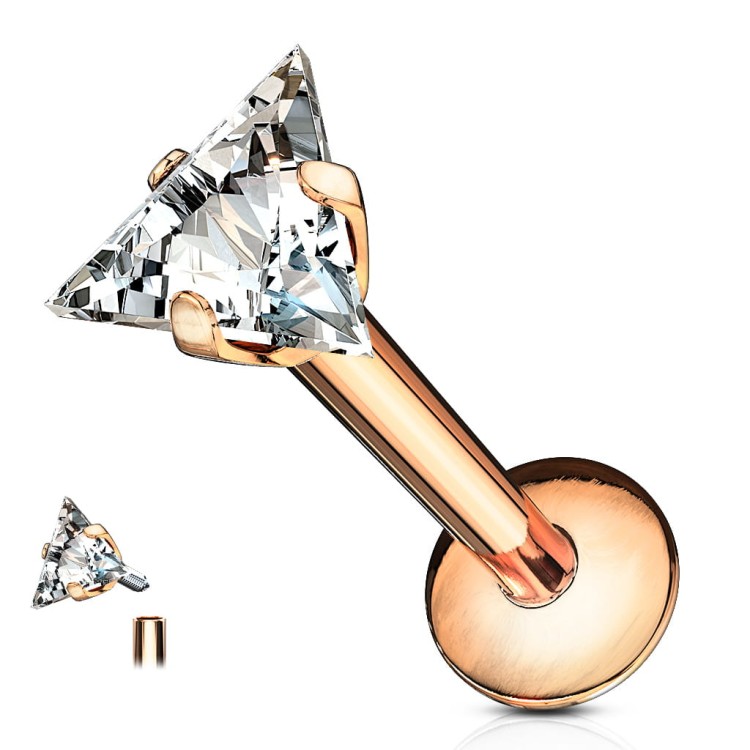 6mm rose gold Kolczyk do chrząstki ucha rook conch