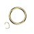 złoty piercing kółko tytan piercing septum, helix, tragus