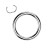 srebrny piercing kółko tytan piercing septum, helix salon