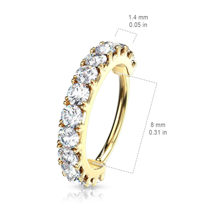 jak zmierzyć kolczyk do nosa do chrząstki