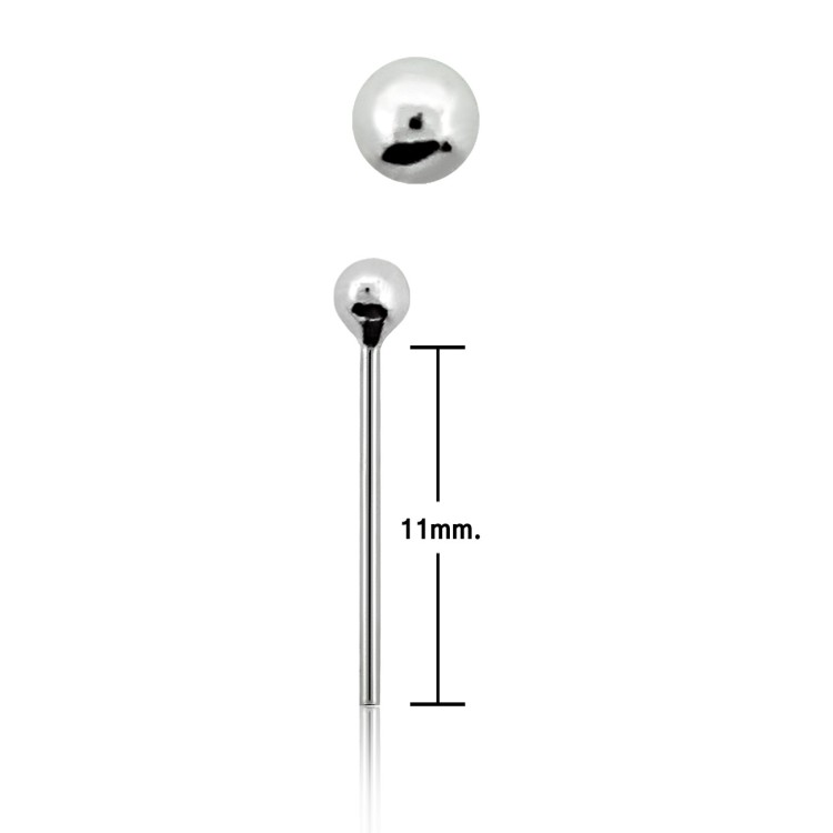Kolczyk do nosa kulka 2mm nostril w nosie piercing przebijanie studio olsztyn