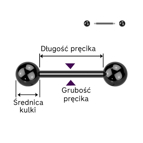 jak zmierzyć kolczyk w języku