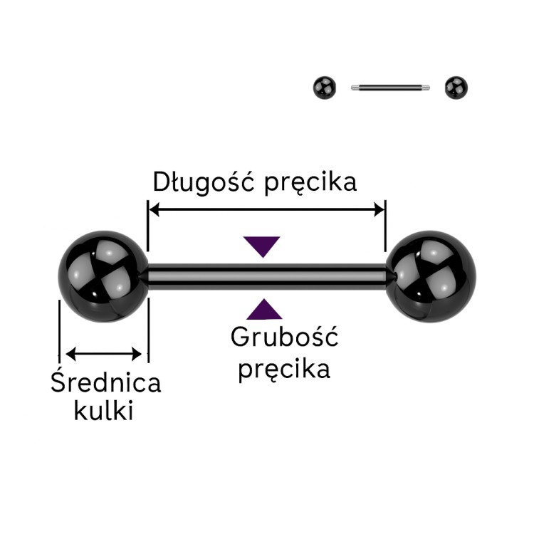 jak zmierzyć kolczyk w języku
