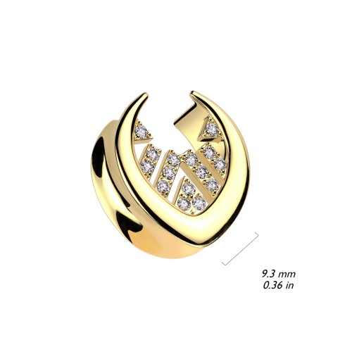 jak zmierzyć Złoty tunel do ucha piercing