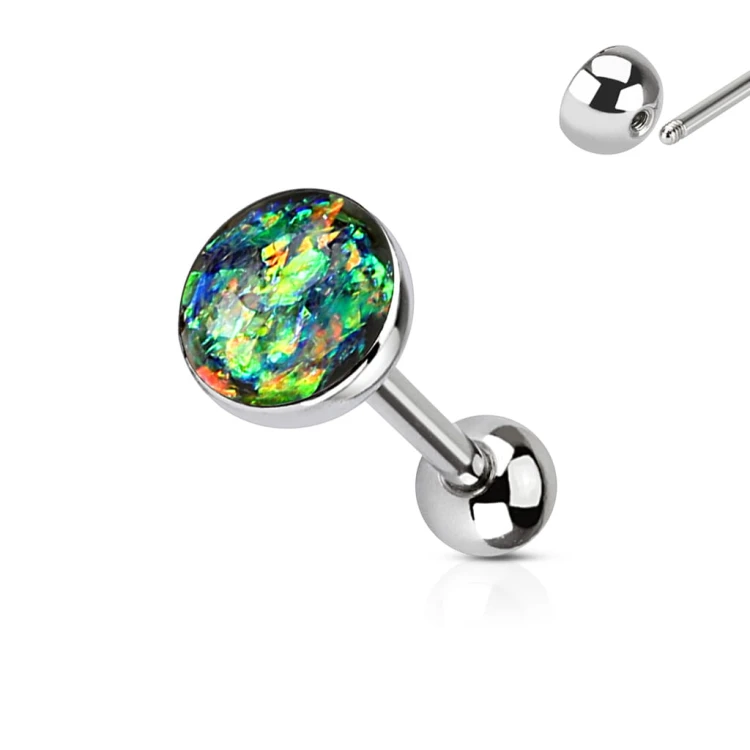 kolczyk do języka opal piercing sklep