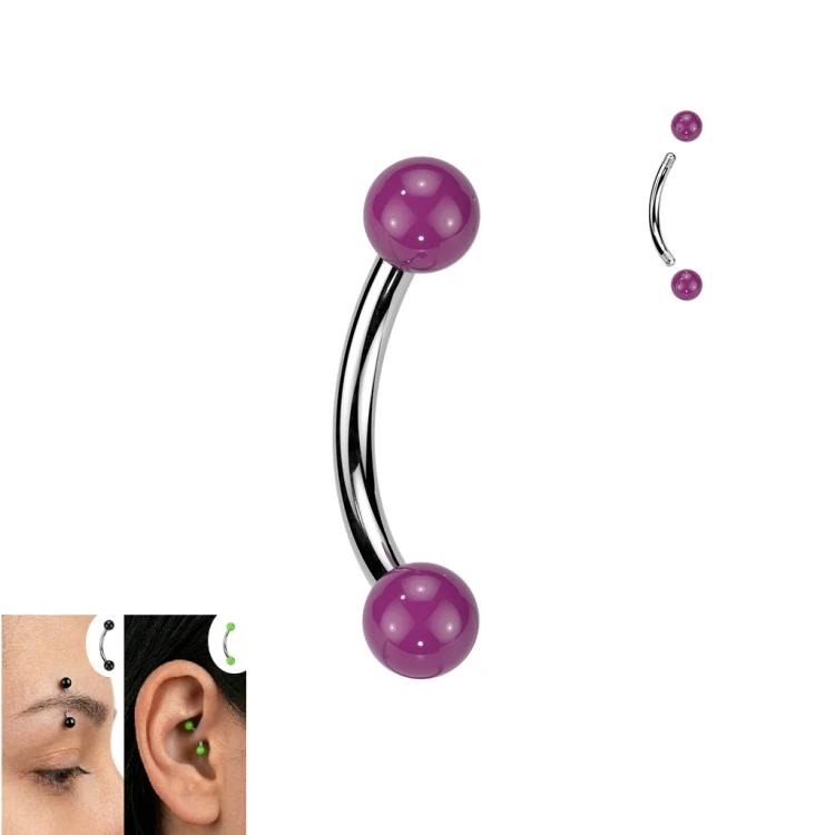 Kolczyk banan do Brwi Daith piercing z kulkami akrylowymi (2) — kopia.jpg