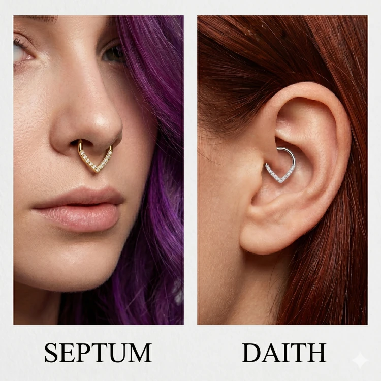 Kolczyk Clicker piercing septum daith helix Jodełka 8mm u164.png