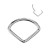 srebrny Kolczyk Clicker piercing septum daith helix