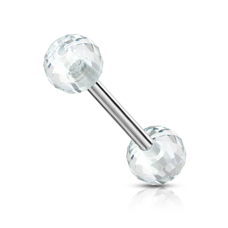 Akrylowy Kolczyk do Języka Sztanga Disco Ball UV – Stal Chirurgiczna 316L (3).jpg