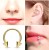 PODKOWA Stożek piercing chrząstka heli vertical podkówka septum 1.2mm