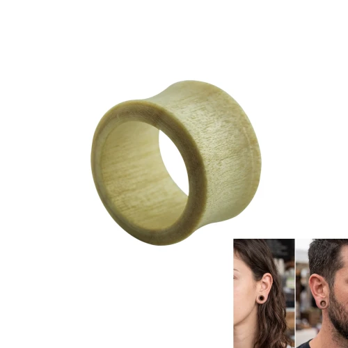 Organiczny Jasny Tunel do Uszu Drewno Krokodylowe (Crocodile Wood).webp
