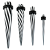 Akrylowy Rozpychacz do Uszu 4mm Taper Prosty