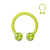 zielona Podkówka Bioflex do Septum Helix Smiley Daith 8mm