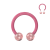 różowa Podkówka Bioflex do Septum Helix Smiley Daith 8mm