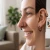 Czarne kółko kolczyk do wargi chrząstki w uchu nosa piercing