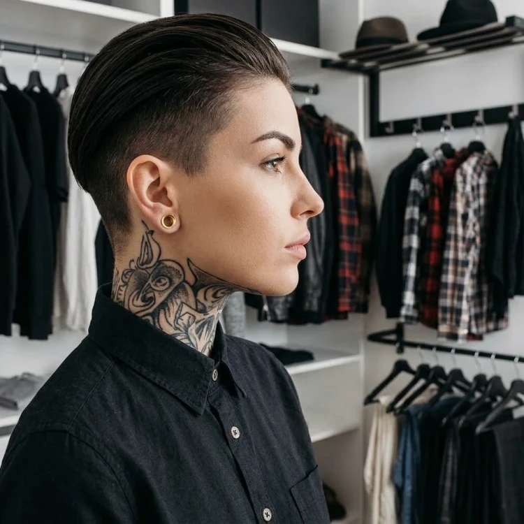 Tunel damski 10mm złoty stal chirurgiczna Piercing4u