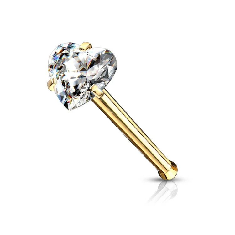 Zestaw-Kolczyki-do-nosa-Nose-serce-0.8mm-zloty-piercing.webp