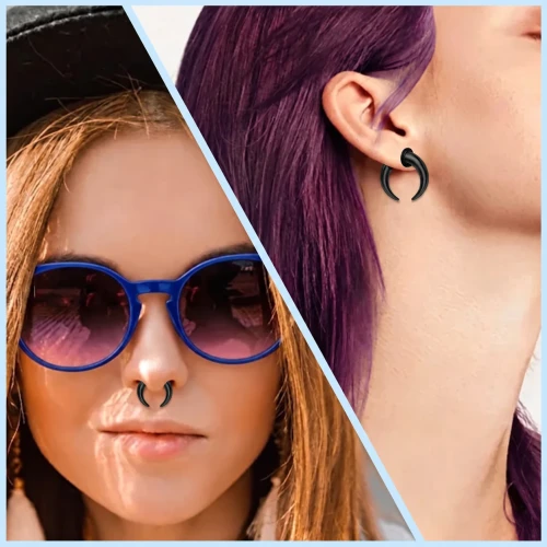 Czarny-Rozpychacz-do-rozszerzania-ucha-septum-z-gumka-spirala