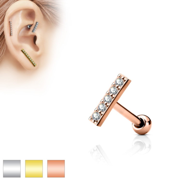 Kolczyk do ucha chrząstki helix tragus piercing sklep z biżuterią olsztyn