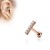 różowe złoto Kolczyk do ucha chrząstki helix tragus piercing sklep z biżuterią olsztyn