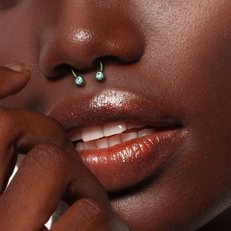 kolczyk podkowa Przekłuwane septum kolczyk stal chirurgiczna salon olsztyn