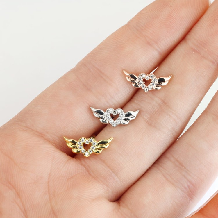 Kolczyk skrzydełka do ucha chrząstki rook tragus piercing sklep