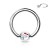 kółko nostril opalizujący kolczyk do chrząstki septum helix nosa piercing