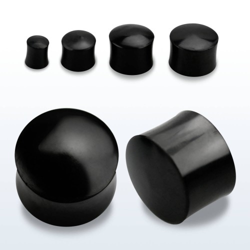 drewniany plug czarny 6mm 8mm 10mm 12mm 14mm organiczny z drewna 