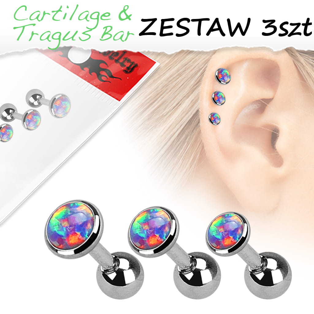 tragus piercing kolczyk w chrząstce do ucha tragus helix