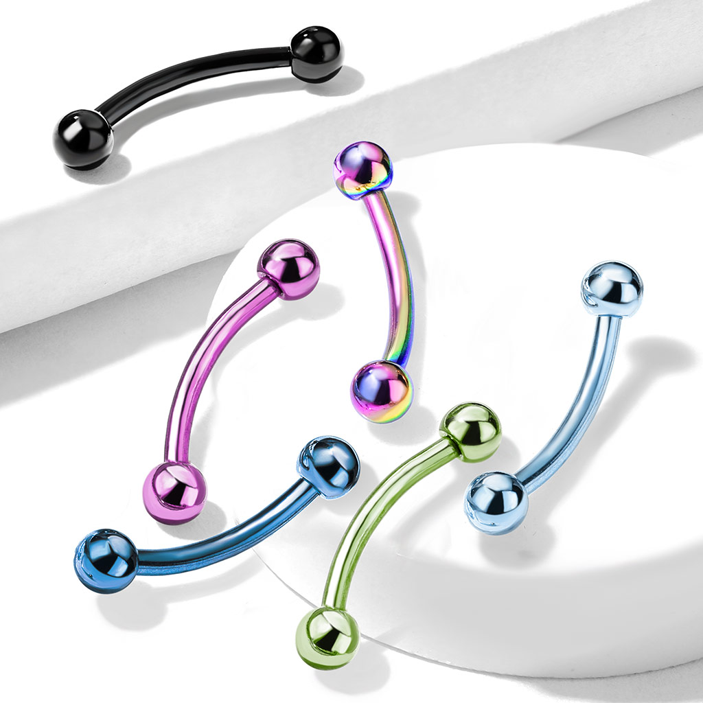 kulki Kolczyk do BRWI ucha smiley septum piercing daith