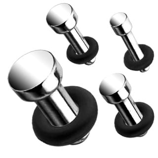 plug 1.6mm stal chirurgiczna piercing