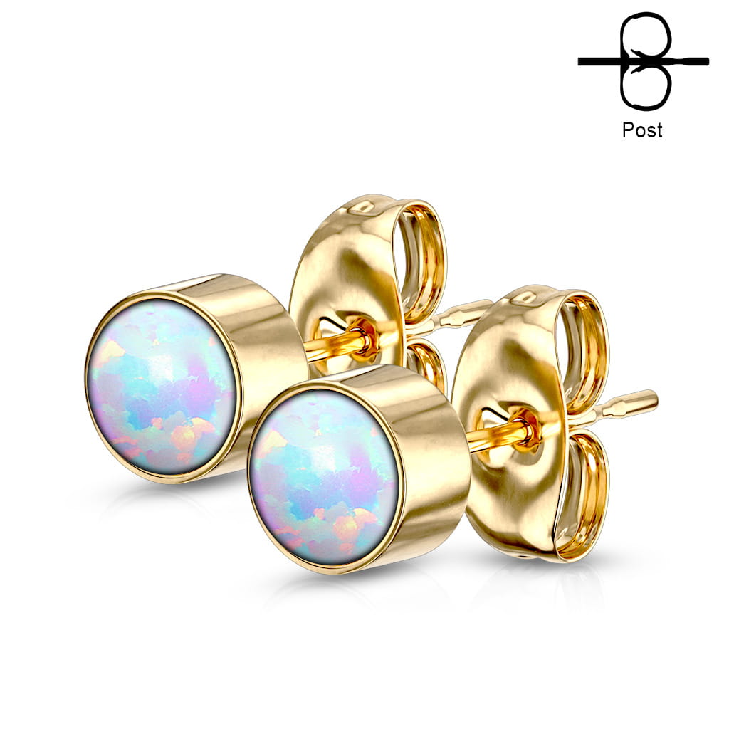 Złote Kolczyki do uszu stal chirurgiczna sklep z biżuterią Olsztyn